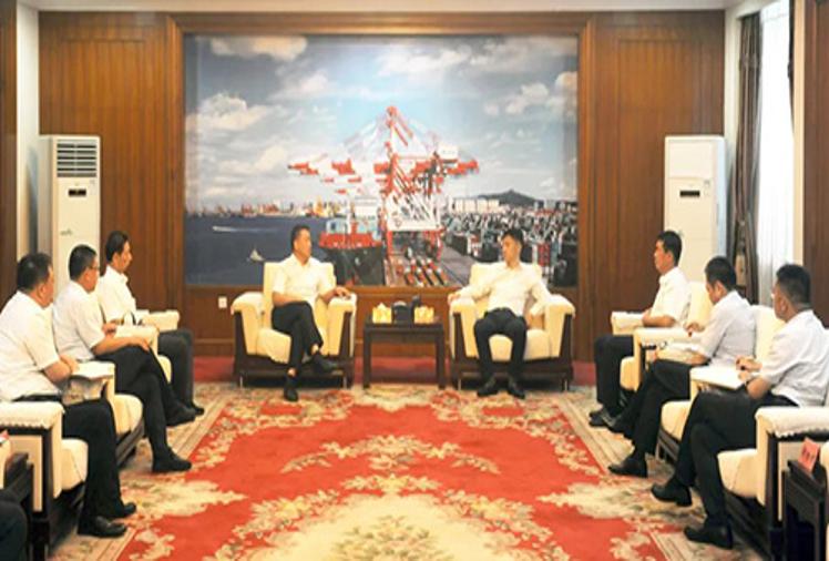 姚华明会见水发集团党委书记、董事长刘志国一行